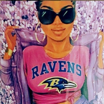Ravens Fan Queen 👑🏈