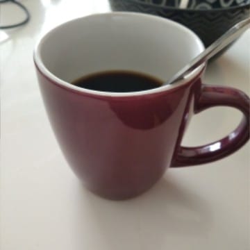 schwarzer kaffee